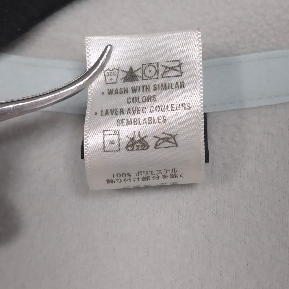 Patagonia Women's SMALL Micro D Fleece Sweater Cream 1/4 Zip Outdoor ESPN Logo - Picture 9 of 9